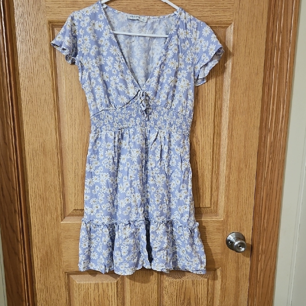 Arizona Jean Company Purple and White Floral Dress